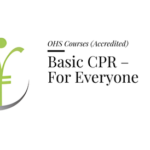 Course banner for “Basic CPR - For Everyone Course” under OHS Courses for SHEQ INTEGRATED TRAINING