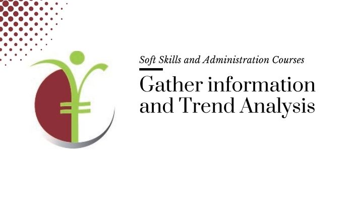 Course banner for “Gather information and Trend Analysis” under Soft Skills and Administration Courses for SHEQ INTEGRATED TRAINING