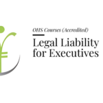 Course banner for “Legal Liability for Executives” under OHS Courses for SHEQ INTEGRATED TRAINING