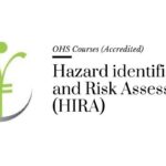 Course banner for “Hazard Identification and Risk Assessment (HIRA)” under OHS Courses for SHEQ INTEGRATED TRAINING