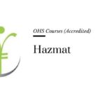 Hazmat training course graphic with company logo for SHEQ INTEGRATED TRAINING.