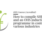 Course banner for “How to compile SHE files and an OHS induction programme in context of various industries” under OHS Courses for SHEQ INTEGRATED TRAINING