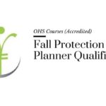Course banner for “Fall Protection Planner Qualification” under OHS Courses for SHEQ INTEGRATED TRAINING