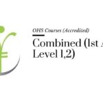 Course banner for “Combined (1st Aid Level 1,2)” under OHS Courses for SHEQ INTEGRATED TRAINING