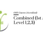 Course banner for “Combined (1st Aid Level 1, 2, 3)” under OHS Courses for SHEQ INTEGRATED TRAINING