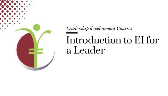 Course banner for 'Introduction to EI for a Leader' under Leadership Development Courses for SHEQ INTEGRATED TRAINING