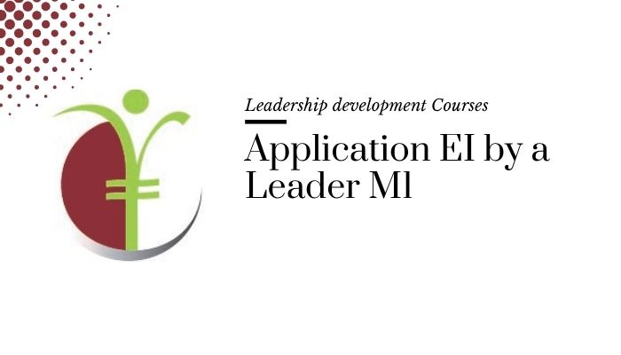 Course banner for “Application EI by a Leader M1” under Leadership Development Courses for SHEQ INTEGRATED TRAINING