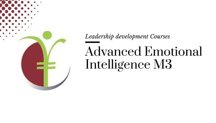 Advanced Emotional Intelligence M3 course by SHEQ INTEGRATED TRAINING logo featuring a stylized human figure.