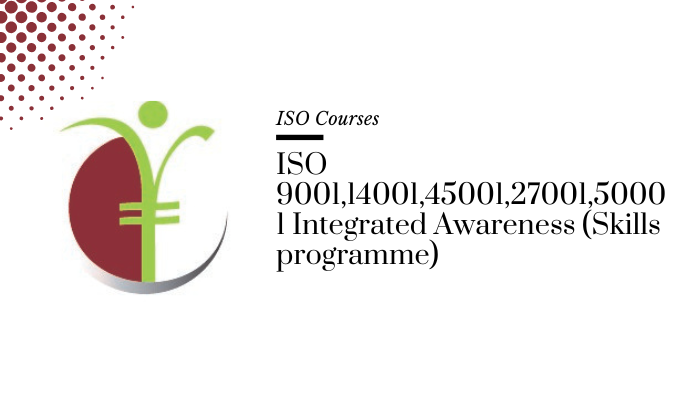 Course banner for “ISO Integrated Awareness (Skills Programme)” under OHS Courses for SHEQ INTEGRATED TRAINING