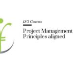 Course banner with text 'Project Management - PMBok Principles aligned' under ISO Courses for the Project Management Aligned with PMBOK Principles course